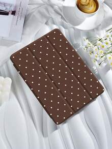 Polka Dot & Minimalist Pattern Tablet Protective Case, Compatible With  9.7/10.2/10.5/10.9/12.9/Pro 11 (10th Gen), Galaxy Tab S6 Lite 10.4", Kindle Paperwhite 12th Gen (2024), Kindle 11th Gen (2022), Offers Soft Shock-Proof Protection, Supports Smart Stand/Auto Wake/Sleep Function - 多色-3 - 查看 3