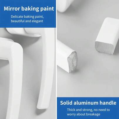 1pc/2pcs Universal Metal Double-Layer Glass Window Handle - Right/Left Hand Safety Window Opener - With Fixing Screws