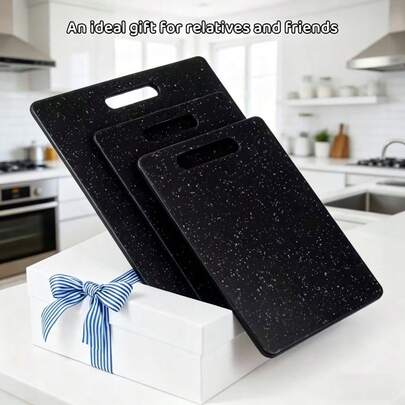 1/2/3 Set Tabla de cortar con patrón de mármol, Utensilios de cocina, Accesorios de cocina, Adecuado para uso doméstico, Tabla de cortar para preparación de alimentos, Separación de ingredientes crudos y cocidos, Tabla de cortar frutas y verduras, Tabla de preparación de comidas para niños, Regalo de Navidad para padres, Regalo de Halloween, Día de San Valentín, Regalo de inauguración de la casa