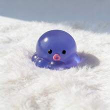 1pc Handmade Purple Octopus Taba Squishy Toy, Cute Big-Eyed Cartoon Slow Rebound Soft Squishies, Ideal For Kids Playtime, Party Activities, Children's Day, Halloween, Christmas & Birthday Goodie Bag Fillers - Bạch tuộc tím Kawaii - Xem 1