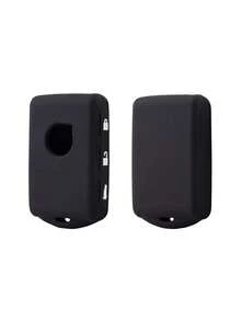 1pc Black Silicone Key Fob Cover, 3+1 Buttons, Suitable For Volvo XC40, XC60, XC90, S90, V90, S60, T4, T5, T6, T8 Vehicles - A - View 1