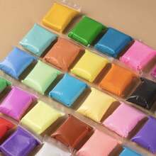 12/24/36 Colors Space Clay, Ultra-Light Clay 12 Colors Modeling Clay, Handmade DIY Creative Gift, Creative Decoration, Back To School, Halloween, Christmas Decoration Gift, Best Handmade Gift For Children - Multicolor - View 5