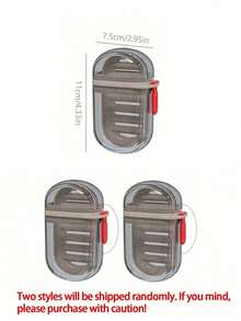 Portable Travel Soap Dish And Toothbrush Holder Set - Durable Plastic, Travel Cup Storage Box, Acrylic Folding Water Cup, Lightweight Luxury Soap Box, Sealed Lid Drainage Mini Soap Storage Box, Oval Shape, Essential For Camping, Gym And Bathroom Accessories, Suitable For Travel, Vacation, Returning To School, Business Trip, Dormitory, Camping. - 彩色 - 查看 8