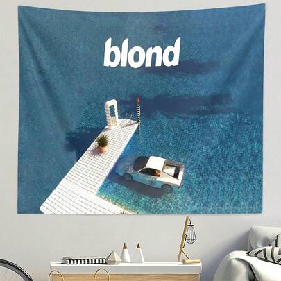 1pc Polyester Frank Olsen Golden Album Cover Flag, With Copper Rings For Easy Hanging, Suitable For Home, Garden, Yard And Outdoor Decor