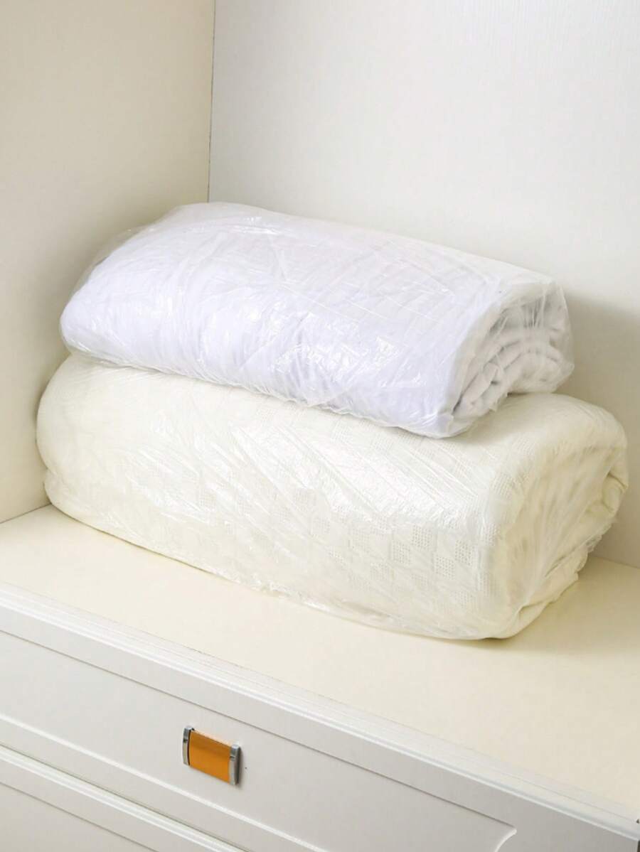 家用一次性大号保护膜防尘罩，适用于衣物、床上用品、电器、风扇、桌子等。 - 透明色 - 查看 1