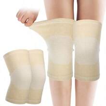 1 đôi ống bảo vệ đầu gối nén bằng than tre, thoáng khí, thấm hút mồ hôi, hỗ trợ đàn hồi, thích hợp cho chạy bộ, bóng rổ, tennis, yoga và tập thể dục. - Nhiều màu - Xem 8