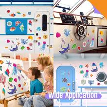 30PCS Duck Cruise Door Magnets, Magnetic Waterproof Navigation Decorations Funny Ship Cabin Car Decors, Reusable Refrigerator Magnets For Fridge, Carnival Cruise Party - Underwater-themed - View 8