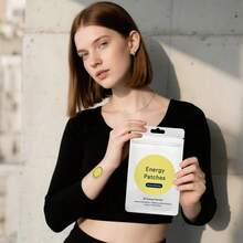 Energy Patches (60 Patches) - Caffeine For Energy Boost - Red Ginseng For Fatigue Relief - Body Patches Containing Vitamins B12, B6, B1-14 - 2 PCS/ 60 Patches - 查看 10