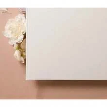 Personalized Wedding Guest Book, Engagement Signature Book, Wedding Anniversary Gift, Hardcover Photo Album, Customized Wedding Reception Memory Album, White Modern Wedding Registry, Coffee Table Style, Bridal Shower Gift - Multicolor- - View 5