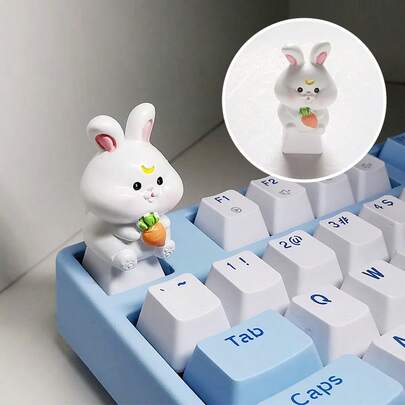 Cute 3D Chinese Zodiac Animal Keycaps, R4 Height Artisan Keycap For Mechanical Keyboard, Kawaii Resin Keycap, Custom Handmade Keyboard Accessory, Single Replacement Keycap, Compatible With Cherry MX Switches, 12 Zodiac Designs (Dragon, Tiger, Rabbit, Rat, Pig, Dog, Chicken, Snake, Sheep, Cow), Aesthetic Keyboard Decor, Perfect For Gaming & Office, Great Gift For Keyboard Lovers