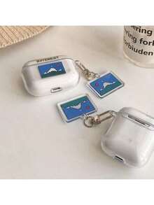 Snow Mountain Style Protective Case Compatible With Apple , Anti-Scratch And Anti-Drop Cover - Clear - View 3