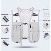 1 pièce Sac à dos/gilet de sport outdoor, convient pour la course, la randonnée, le cyclisme. Sac à dos de sport léger avec porte-bouteille d'eau - Multicolore - Voir 10
