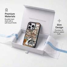 Western Leopard Phone Case, Cherries Skull Horseshoe Vinyl Treaty Oak Revival With Country Rock Vibes, Play Now Aesthetic Gift,  17 16 15 14 13 12 11 Pro Max Plus X, Galaxy S25 S24 S23 S22 S21 Ultra - 款式 2(1 件) - 查看 5