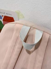 New Lace Elegant Fashion Casual Backpack, Suitable For Various Occasions, Large Capacity Multi-Function - Pink - View 4