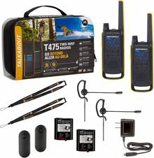 ¡RecomendadoMotorola Solutions, Portable FRS, T470, Talkabout, radios bidireccionales, preparación para emergencias, Recargable, 22 Canales, 35 Millas, Negro con Amarillo, Paquete de 2¡Top de Temporada - T470 - Ver 9