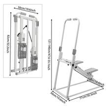 Miumaeov Machines de presse à jambes - Blanc - Voir 9