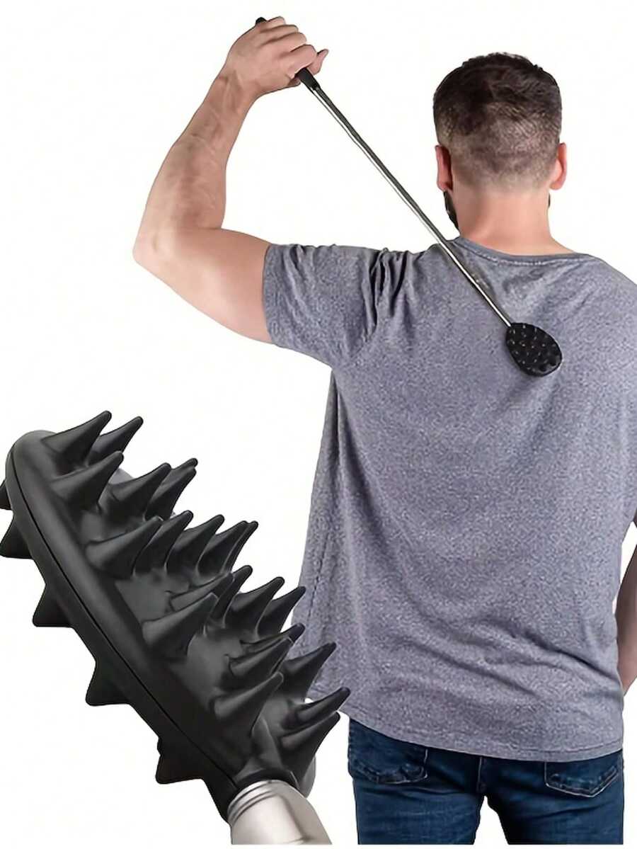 Retractable Cactus Back Massager, Unique Gift For Adults, Men And Women, Portable Plastic Massager Suitable For Travel, Sofa, Bed, Cool Creative Unisex Gadget