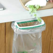 Trash Bag Holder For Kitchen Cabinets Small Garbage Container Rack For Kitchen Pantry Garage - Green - View 4