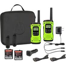 ¡RecomendadoMotorola Solutions, Portable FRS, T605_H2O, Talkabout, radios bidireccionales, preparación para emergencias, Recargable, 22 Canales, 35 Millas, Naranja con Negro, Paquete de 2¡Top de Temporada - T605_H2O - Ver 6