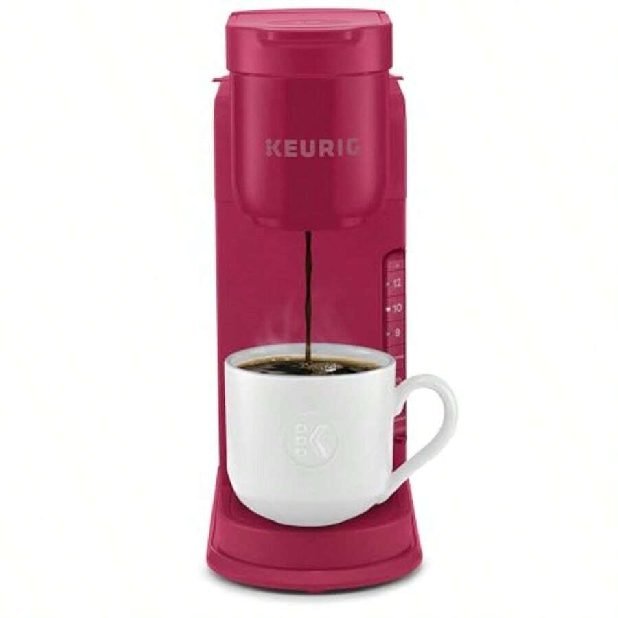 K-Express - Cafetera K-Express para cápsulas de una sola porción 3 tamaños de preparación función de botón fuerte depósito íble de 40 onzas menta - Baya de la isla - Ver 1