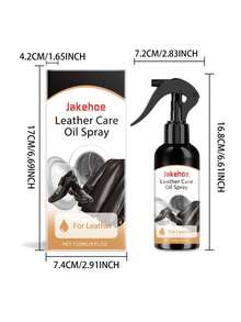 jakehoe 皮革护理油喷雾，清洁剂和护理剂，适用于皮革沙发、靴子、夹克 - 液體 - 查看 9