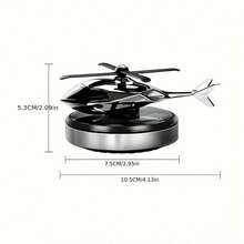 Ambientador para coche con estilo de helicóptero, aromaterapia decorativa, accesorios de interior de coche, difusor de perfume rotativo de hélice 6P5S - Modelo B para gris - Ver 11