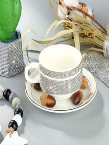 Shiny Glass Rhinestone Stickers - Suitable For DIY On Cars, Phones And Daily Items - Silver - View 7