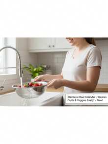 Colanders & Strainers - Silver - View 3