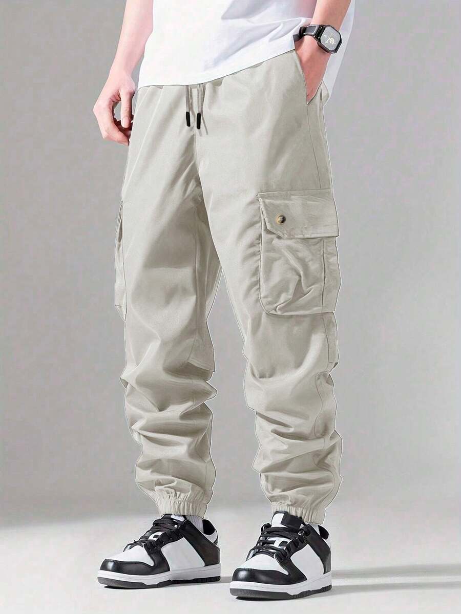 Shendy Vendy Men Sweatpants - 米色 - 查看 1