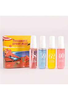1/4/5pcs Gift Box Set Brazilian Fragrance Mist, Tropical Breeze Indoor Spray, Natural Wardrobe Freshener & Moth Repellent, Multi-Layer Energizing Mist, Long-Lasting Scent - Multi-spice - View 6