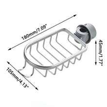 1pc Stainless Steel Bathroom Shower Head Holder, Kitchen Faucet Organizer Rack, Kitchen Storage Rack, Bathroom Shower Caddy, Bathroom Accessories, Room Decor Bathroom Accessories - Multicolor - View 10