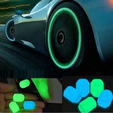 Tapa De Válvula De Neumáticos De Automóviles Fluorescentes - Multicolor - Ver 2