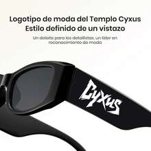 ¡RecomendadoCyxus Lentes de Sol para Hombre y Mujer, Logotipo de  Estilo Urbano, Rectangulares con Montura Protección UV400¡Top de Temporada - 1 - Ver 5