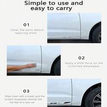 3/6pcs Nano Car Scratch Remover Cloths, Deep Scratch Repair Cloths, Nano Abrasive Scratch-Free Cleaning Cloths, Fades Minor Car Paint Scratches With One Wipe - Car Scratch Repair Cloth - View 10