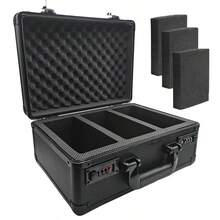 Large Size Graded Card Storage Case Trading Card Protection Box For BGS PSA TGC - Negro - Ver 1