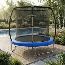 Devoko Fitness Trampolines - Blue - View 3