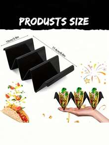 5pcs Multi-Color Mexican Tortilla Warmer Rack, Tortilla Warmer, Wavy Tortilla Warmer, Plastic Tortilla Warmer, Tortilla Warmer, Tortilla Holder, Mexican Tortilla Warmer, Tortilla Plate - Multicolor - View 5