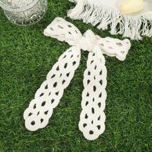 1pc Knitted Floral Headband/Hair Scarf - Multicolor - View 12