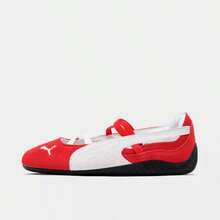 Puma Wmns Speedcat Ballet 'Metallic Silver'- 401581-01 | Modern Street Style, Comfortable All-Day - Red and White - View 2
