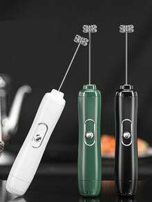 Electric Milk Frother, Mini Handheld Milk Foamer, Wireless Milk Frother For Home Use - Multicolor - View 10