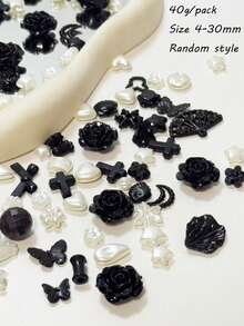 Acrylic DIY Accessories, Cream Glue Phone Cases, Hair Clips, Decorative Accessories Materials, Baroque Accessories, DIY Handmade Earrings, Headwear, Shoes, Clothing Accessories. This Product Is Widely Used In Decoration, Pendants - Multicolor - View 12