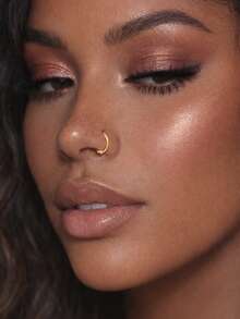 1件925纯银迷你鼻环，男女通用耳环/鼻钉 - 單隻鼻環 - 查看 5