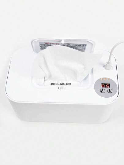 Baby Wet Wipes Warmer, Portable Heated Wipe Dispenser, Moisturizing Constant Temperature Warmer For Wet Tissue