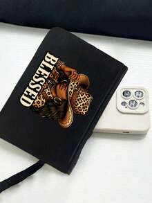 女士亚麻大容量手提包和化妆包套装，大容量购物袋，便携休闲收纳手提包，创新大容量设计，理想购物袋。多功能便携教师手提包，女士礼品 - 彩色 - 查看 6