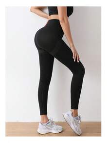 Tendencia2pzs Leggins Deportivos Mujer Licra Pantalones YogaCalidad premium - A - Ver 7