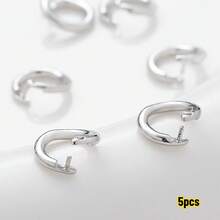 5/10pcs 8mm Copper/Silver/Gold Open Jump Rings, Suitable For Pearl Necklace, Bracelet, Jewelry Making - Jump Rings - View 9