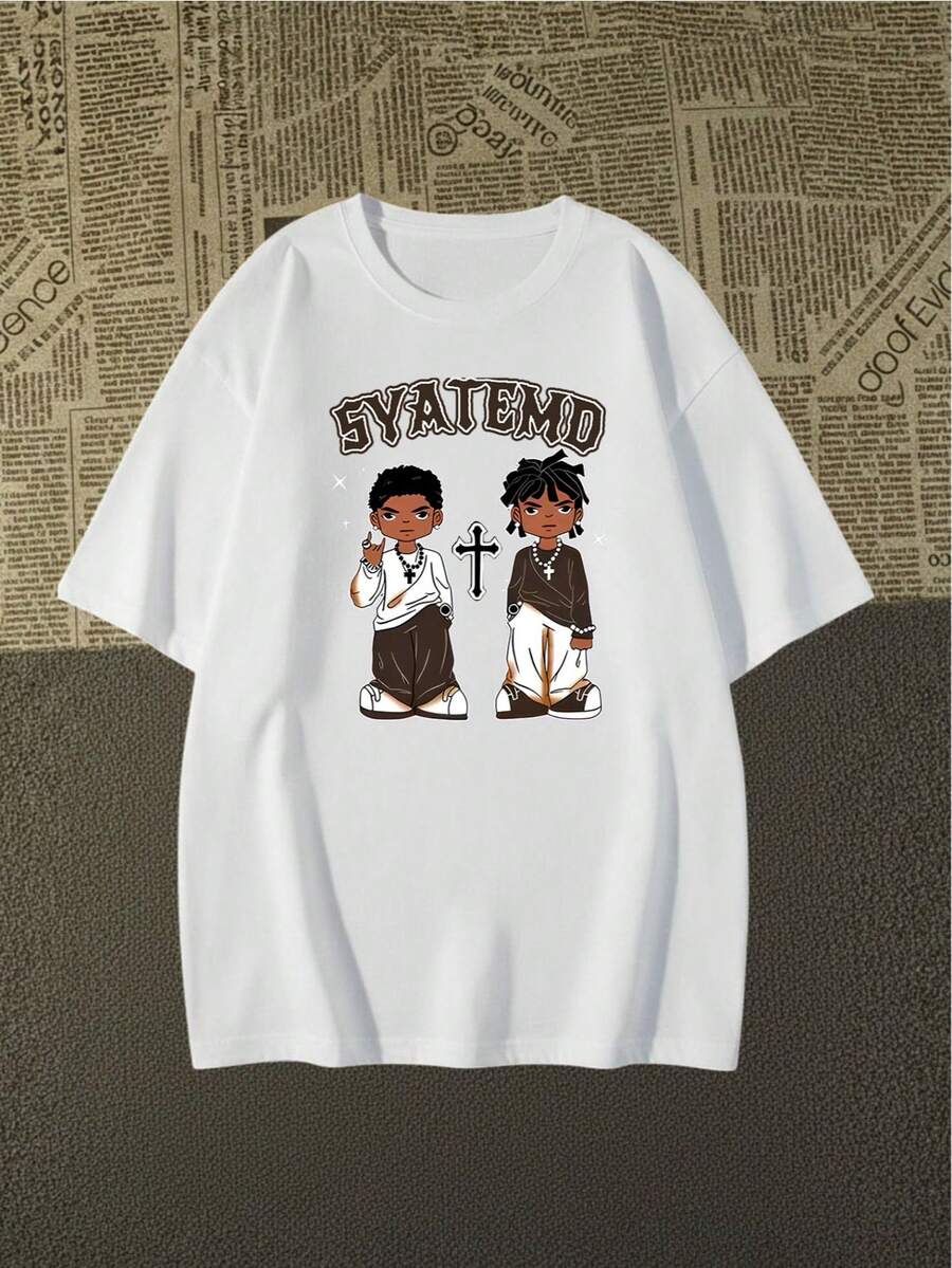 Exclusive Premium Cotton T-Shirt For Boys 2026 - Putih - View 1