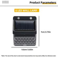2个升级版太阳能LED壁灯 - 自动开关、防水、户外花园灯、电池寿命长、照明效果优雅 - 彩色 - 查看 3