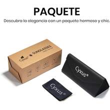 ¡RecomendadoCyxus Lentes de Sol para Hombre y Mujer, Logotipo de  Estilo Urbano, Rectangulares con Montura Protección UV400¡Top de Temporada - 1 - Ver 7