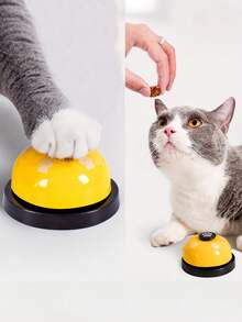 Campana de entrenamiento para mascotas, campana de entrenamiento para perros y gatos, campana receptiva con huella de pata para entrenamiento de mascotas, campana de notificación de puerta para perros y gatos, juguete inteligente para perros y gatos, campana de entrenamiento sin batería - Multicolor - Ver 9